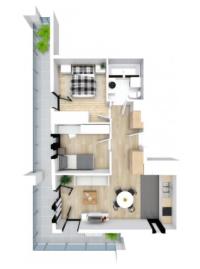 Apartament Eveline Rzeszow Luaran gambar